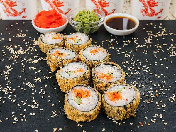 Wok & Sushi - Ролл Калифорния с крабом темпура