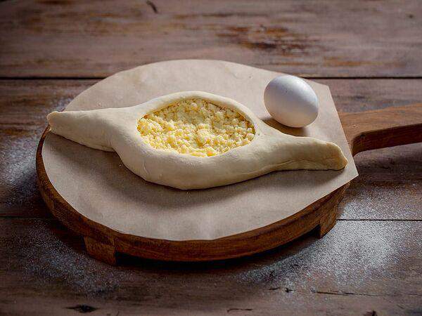 Ткемали - Хачапури по-аджарски полуфабрикат