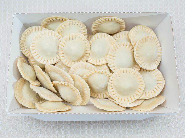 Столица деревень - Вареники с рикоттой и шпинатом