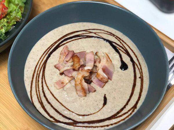 Марли - Грибной крем-суп с креветками