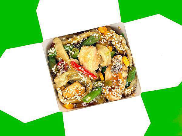 Сытый гусь - Лапша со свининой