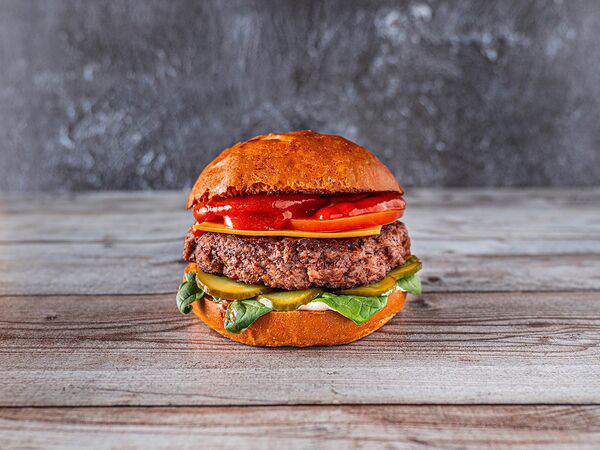 Fishka - Бургер с мраморной говядиной и трюфельным соусом