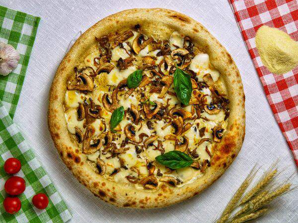 Burrata - Пицца из лесных грибов