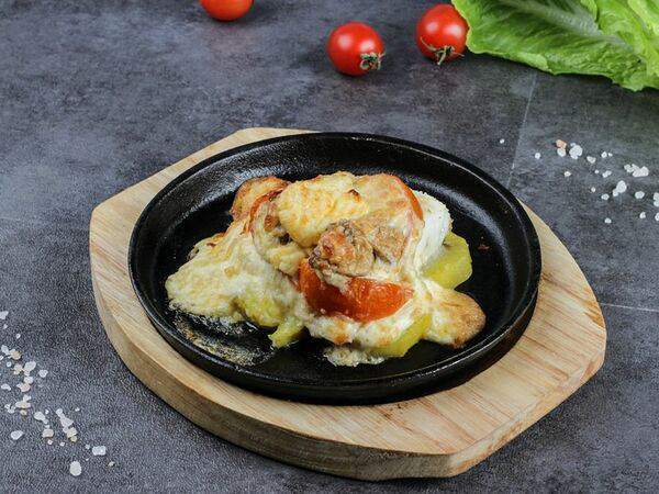 Медина Food на Татарстан - Треска с грибами под сыром