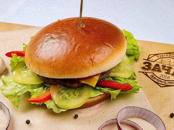 Зачёт Пицца & Бургеры - Бургер с говядиной Гриль