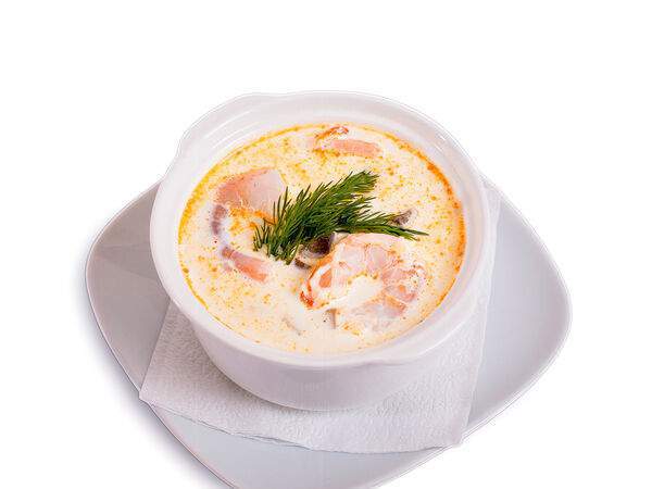 Едунаберу - Суп с тигровыми креветками и сливками