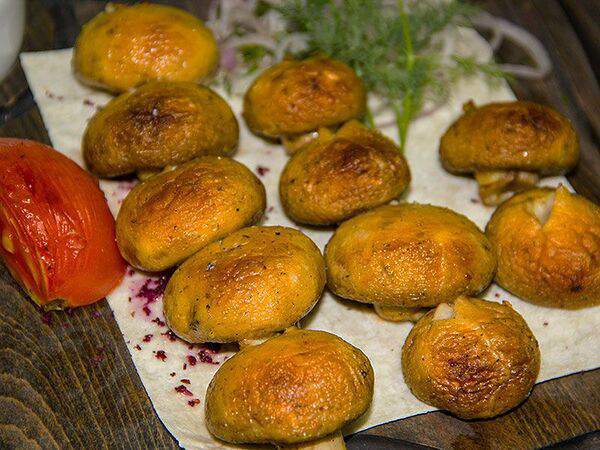 Ирис - Шашлык из шампиньонов