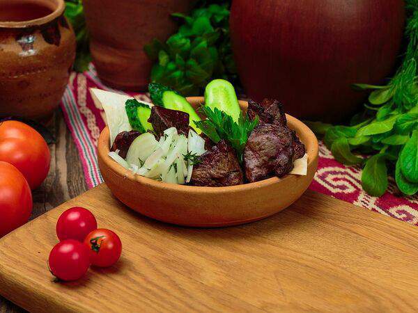 Дари  дури - Шашлык из говяжьей печени