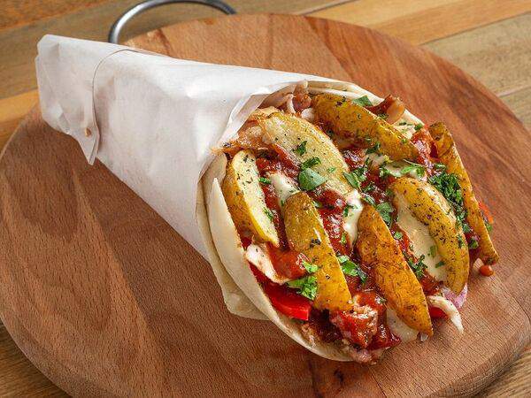 Cafelavash.ru - Шаверма на тарелке