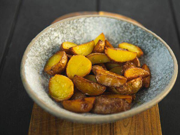 Лосось и кофе - Беби картофель