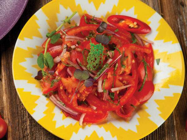 Чайхана Павлин-Мавлин - Салат Ачик-чучук