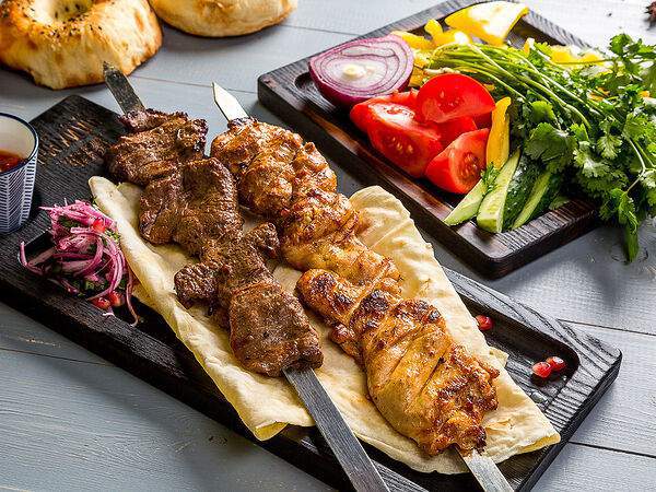 Чайхана neft lounge - Шашлык из телятины по-кавказски