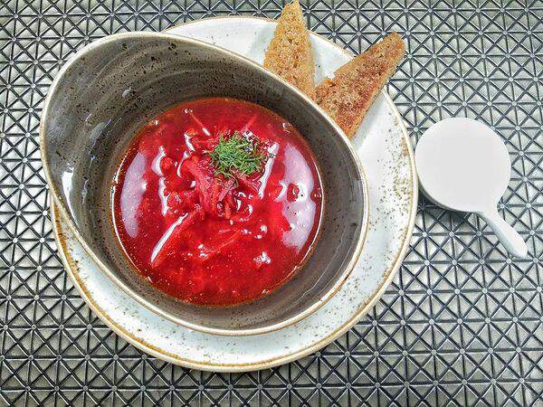 Новая слобода - Борщ с гренками