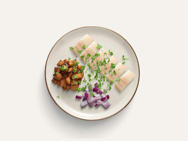 Мускат - Сельдь слабого соления