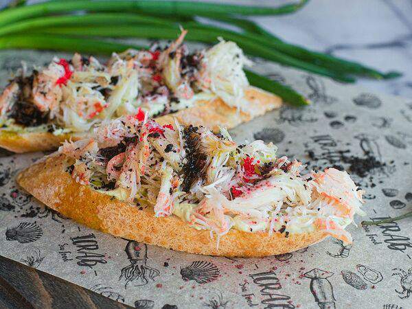 Icrab - Брускетта с мясом краба