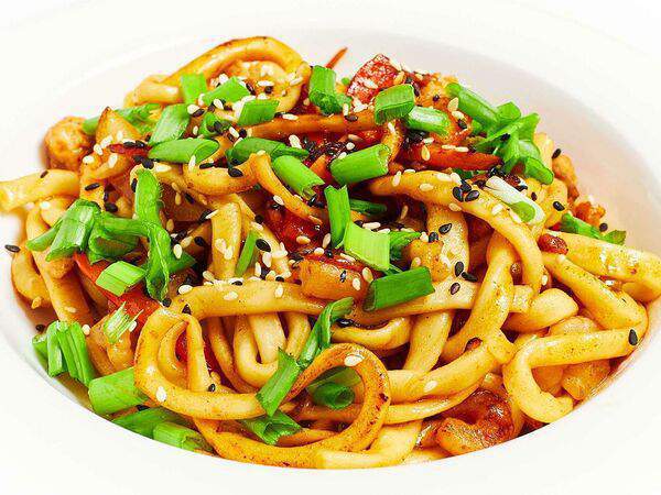 Унга - Wok с морепродуктами