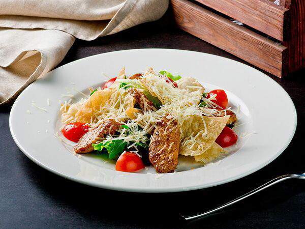 Грильяж - Цезарь с курицей