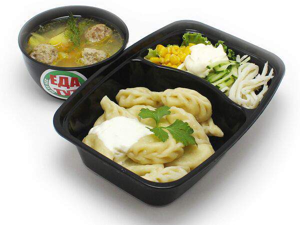 Еда тут - Ланч-бокс № 7 с варениками