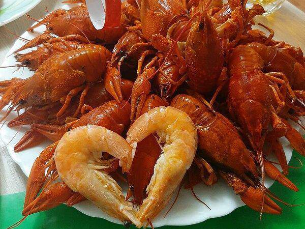 Раковарня Cаррак - Вареные раки мелкие