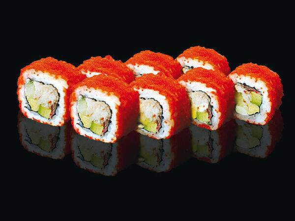 Кико - Калифорния ролл в икре