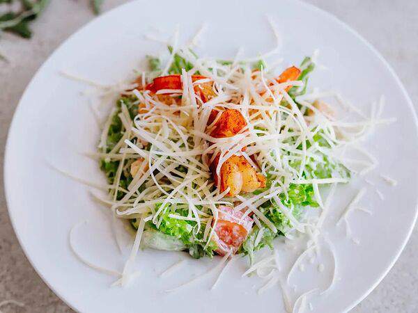 Пино - Цезарь с креветкой