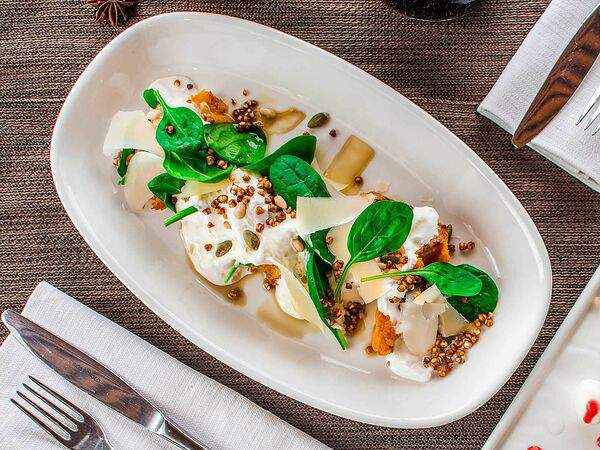 Библиотека №1 - Печёная тыква со Страчателлой