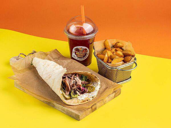 BRISKET BOYS - Комбо Шаурма с рваным мясом