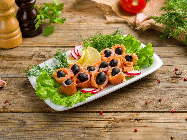 Кафе Лада - Сёмга слабосолёная