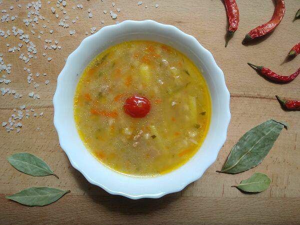 Столовая на Екатерининской - Рассольник с говядиной