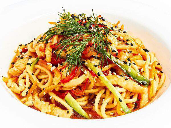 Унга - Wok с курицей