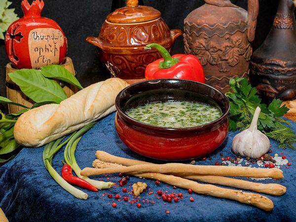 На дровах - Суп Чихиртма