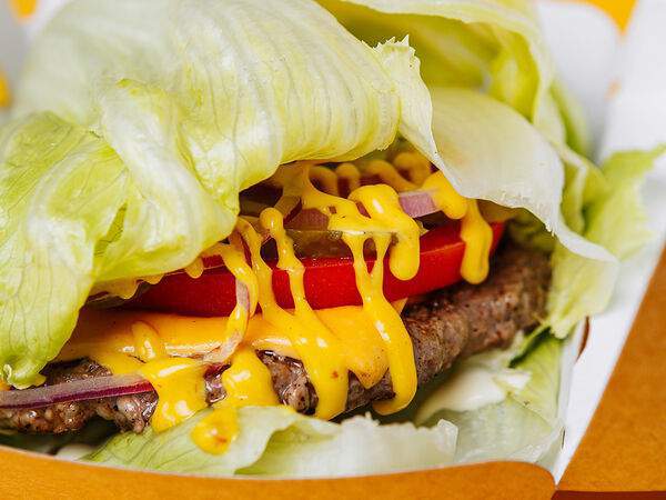 Мясной гурман - Бургер в листьях