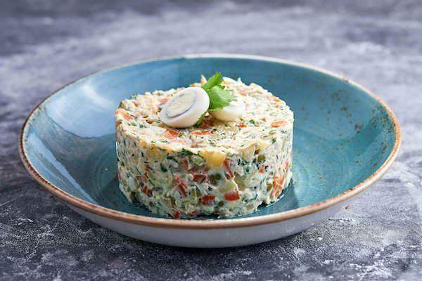 Батони - Оливье с курицей