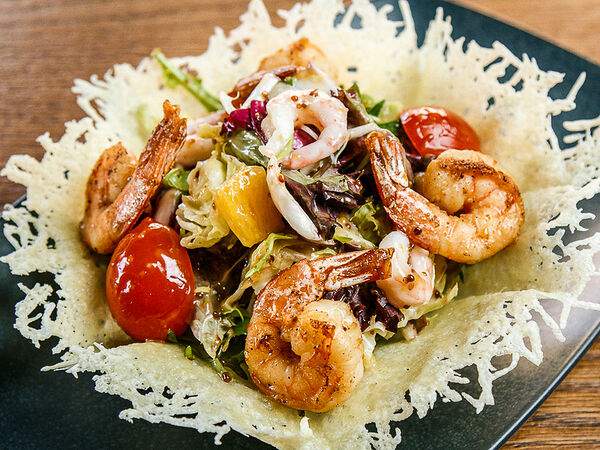 Чайхана Хавас - Салат Креветки-апельсин