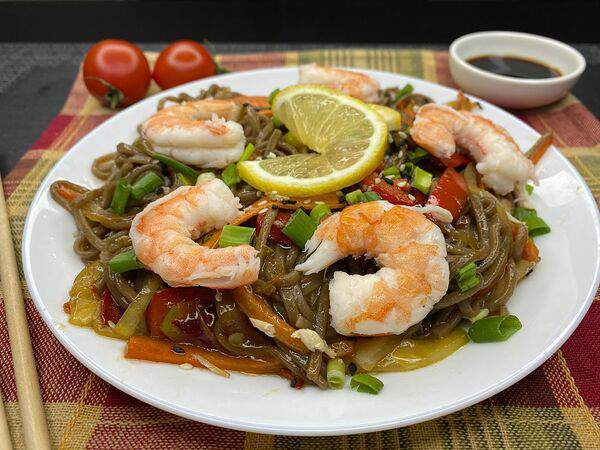 Японосуши - Соба с морепродуктами