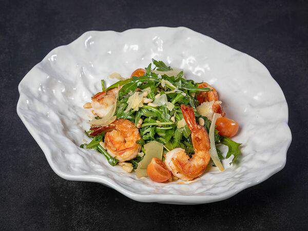 Happyterria - Рукола с тигровыми креветками