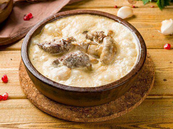 Хинкальная - Грибы на кеци с сыром