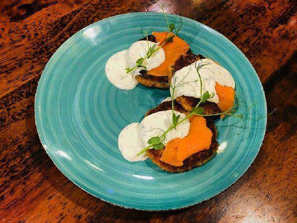 Hamilton's pub - Фишкейки из семги