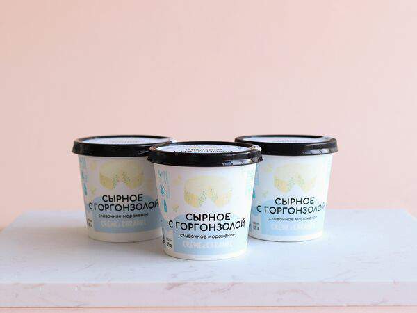 Натуральное мороженое Creme & Caramel - Мороженое Сырное