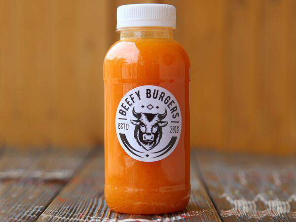Beefy burgers - Облепиховый напиток