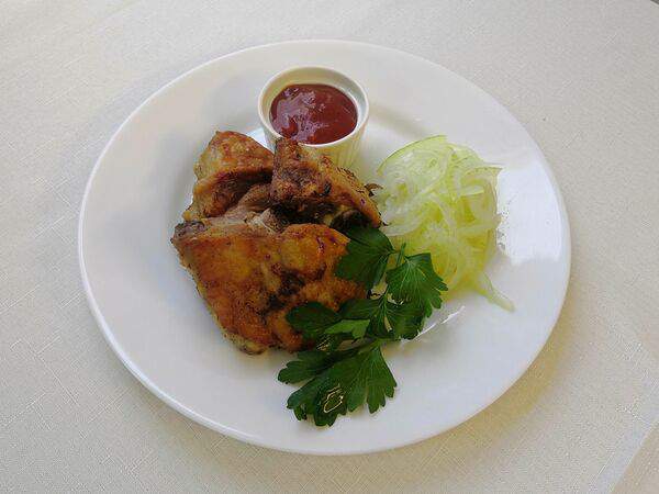 Точка для обеда - Шашлык из курицы