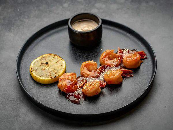 Merzen - Тигровые креветки в кисло-сладком соусе