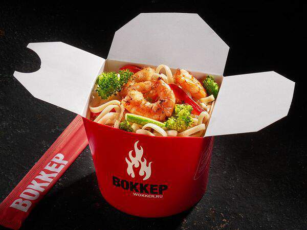 Воккер - Креветки Коктейль в устричном соусе