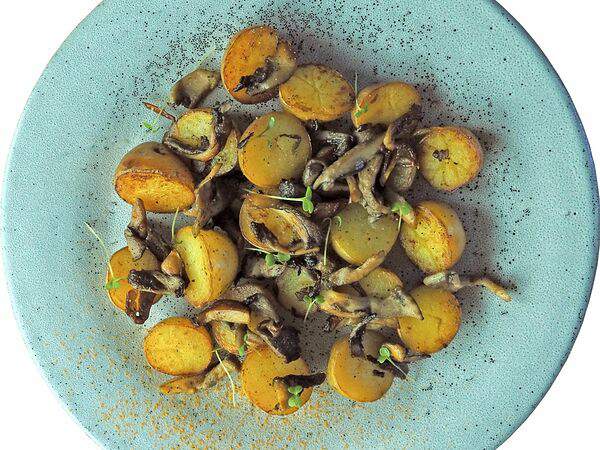 Философия - Мини-картофель с грибами