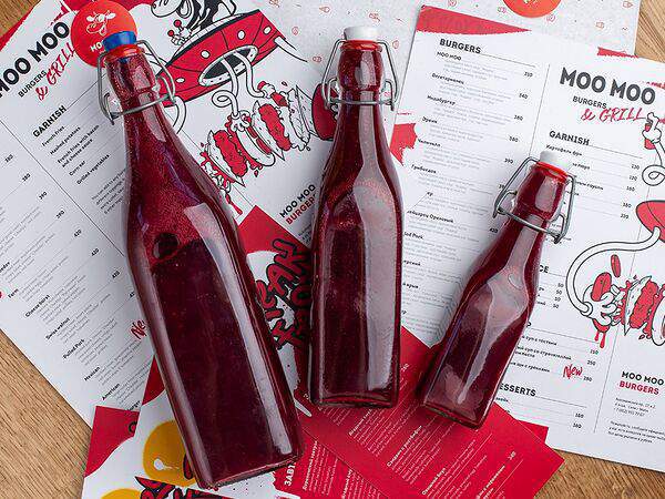 Moo Moo Burgers - Морс Черная Смородина