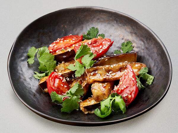 Mojo - Хрустящие баклажаны с томатами