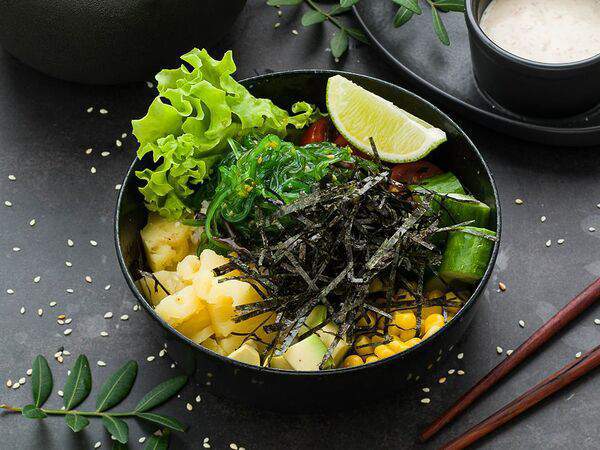 Рыба закусывала - Поке овощной