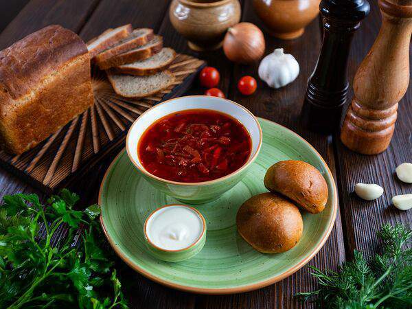 Околица трактир - Борщ Московский