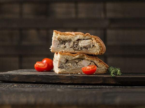 ЛюдиЛюбят - Пирог с курицей и грибами