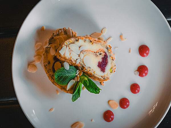 #proсчастье - Фисташковый рулет с малиной